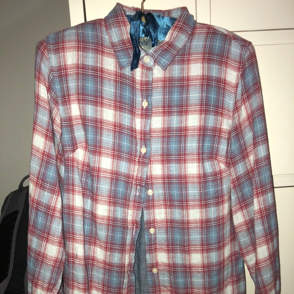 Red, White & blue flannel